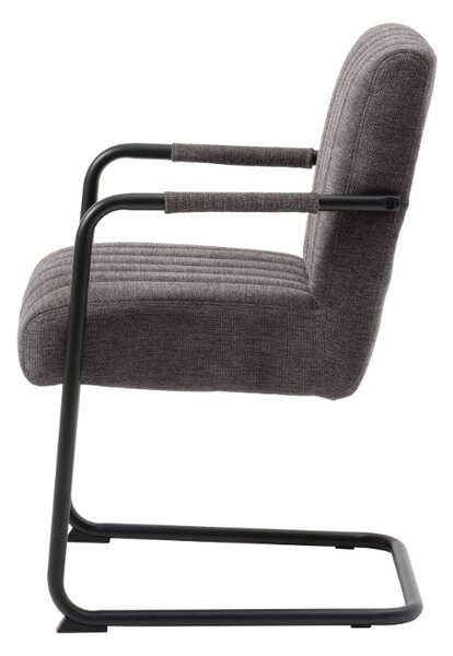 Designová židle Mahima tmavě šedá
