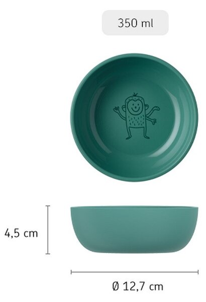Dětská miska Mio, 300ml, Mepal, duha