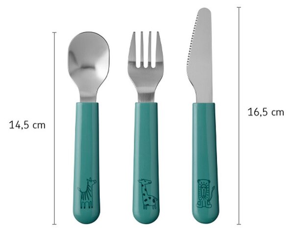 Dětské příbory Mio, 3ks, 12m+, Mepal, srnka