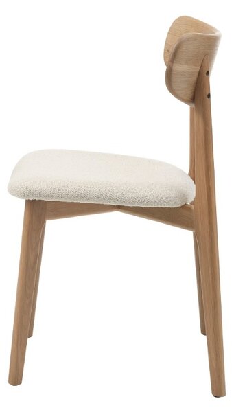 Designová jídelní židle Wapaheo bílá