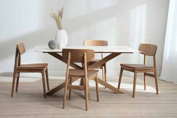 Designová jídelní židle Harper II přírodní