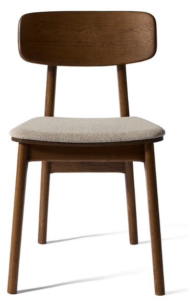 Designová jídelní židle Harper kouřová hnědá