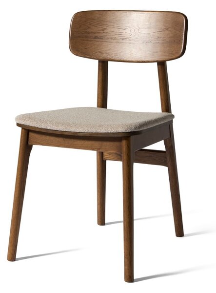 Designová jídelní židle Harper kouřová hnědá
