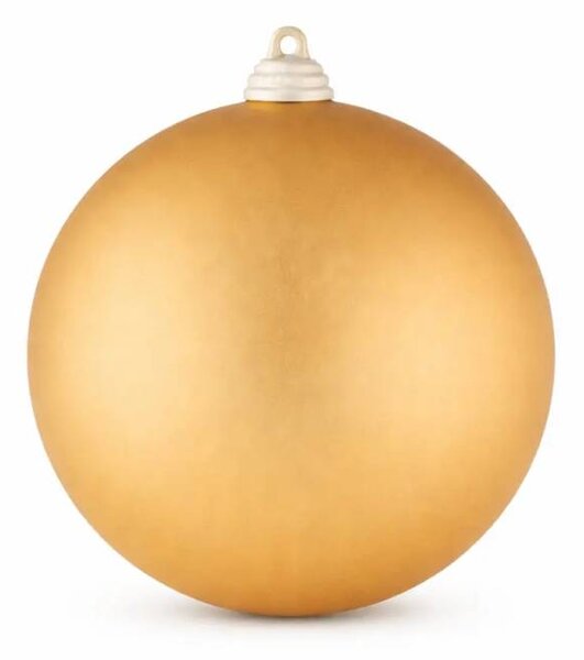 DECOLED Velká vánoční koule 20 cm, zlatá, matná, UV