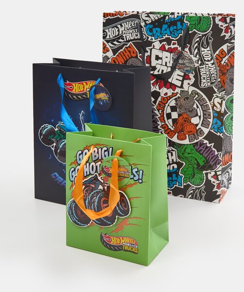 Sinsay - Sada 3 dárkových tašek Hot Wheels - vícebarevná