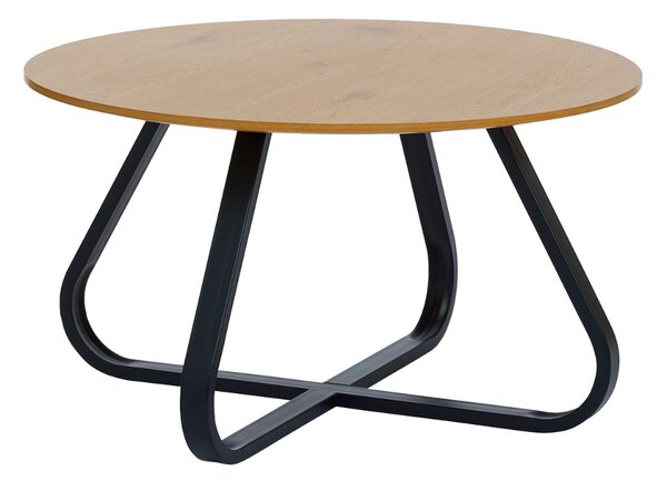 Designový konferenční stolek Valenzuela 80 cm vzor dub