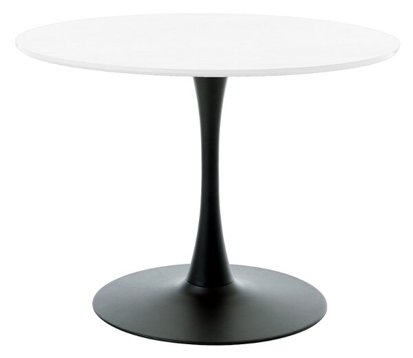Designový jídelní stůl Valenzuela 100 cm bílý