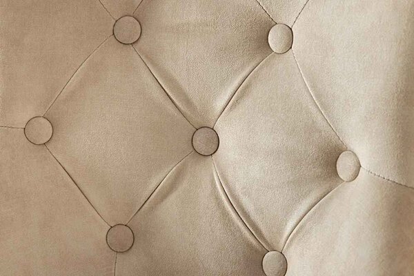 Designová židle Queen Lví hlava béžový samet