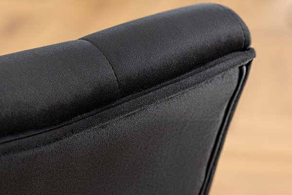 Designová židle Queen II černý samet