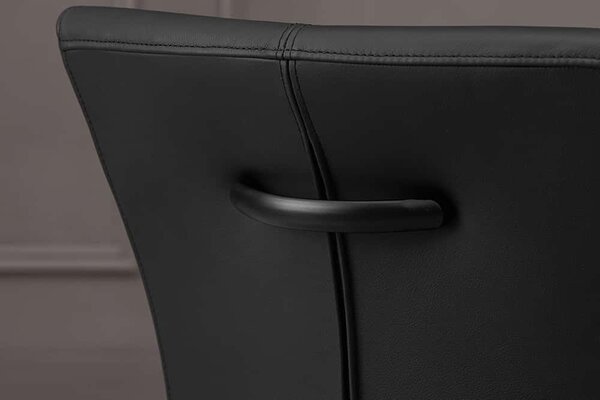 Designová konzolová židle Bull II černá