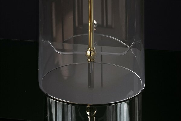 Designová stolní lampa Gellert 47 cm zlatá