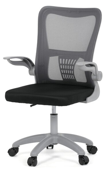 Juniorská židle ROGER - šedá síťovina