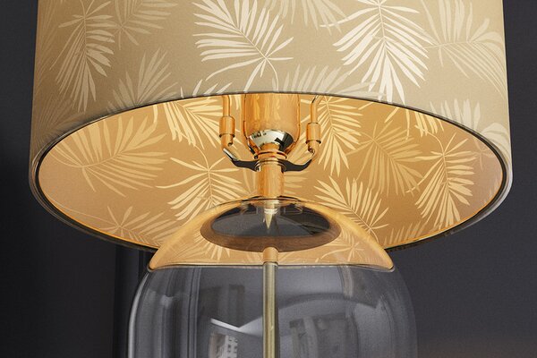 Designová stolní lampa Gellert 47 cm zlatá