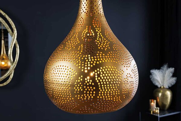 Designové závěsné svítidlo Uwizeye 49 cm zlaté