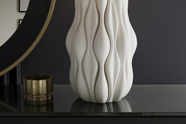 Designová stolní lampa Amira 70 cm bílá