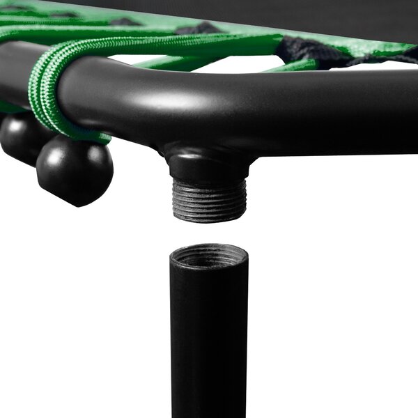 Aga FITNESS Trampolína 130 cm Green + madlo