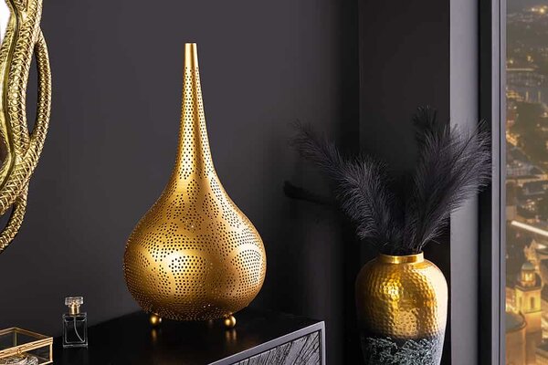 Designová stojanová lampa Uwizeye 52 cm zlatá