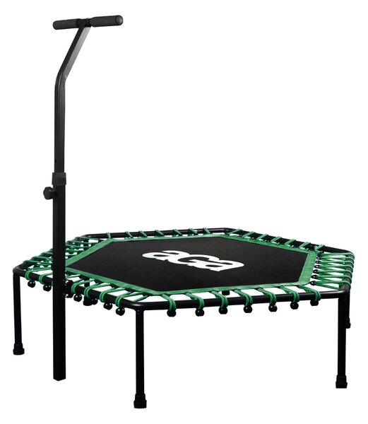 Aga FITNESS Trampolína 130 cm Green + madlo