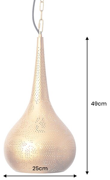 Designové závěsné svítidlo Uwizeye 49 cm zlaté