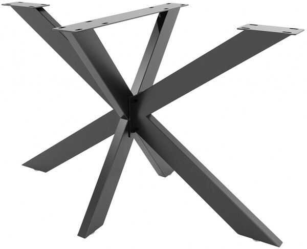 Stolové nohy 318110 Biloxi M - 120x68x71 cm, kov, černá