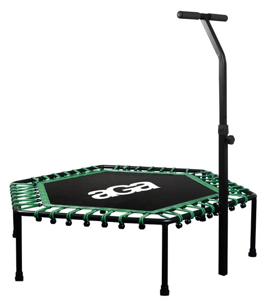 Aga FITNESS Trampolína 130 cm Green + madlo