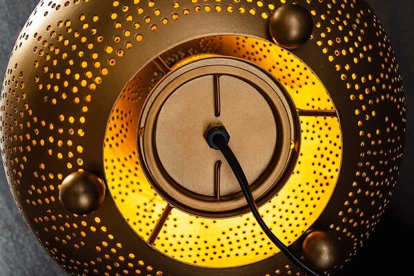 Designová stojanová lampa Uwizeye 52 cm zlatá