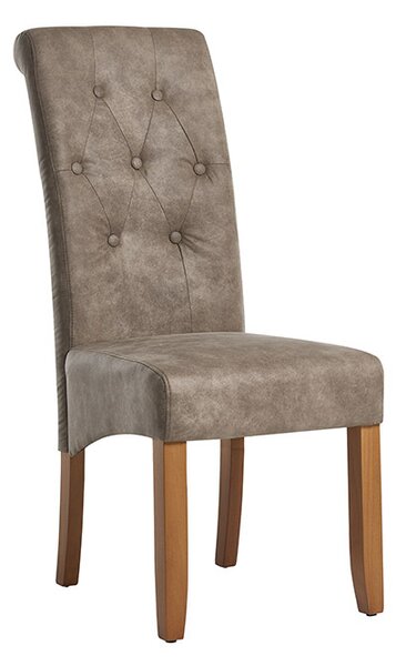 Designová jídelní židle Eileithya taupe