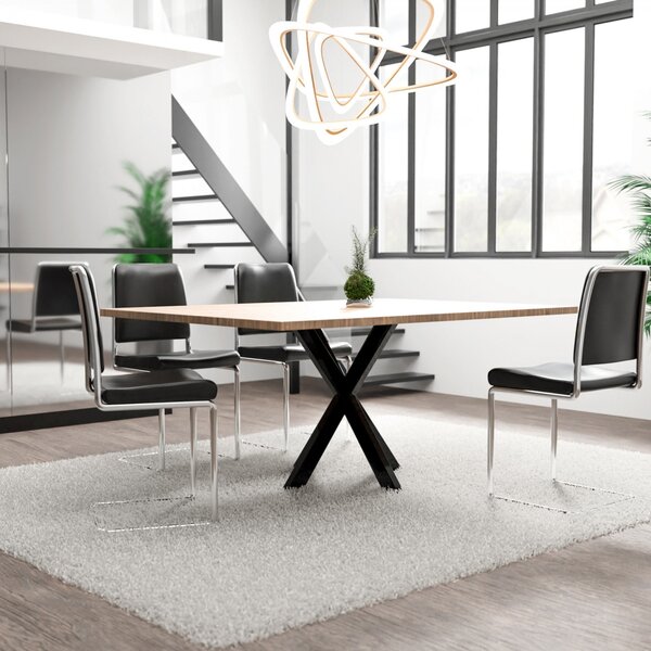 Stolové nohy 318109 Biloxi S - 85x85x71 cm, kov, černá