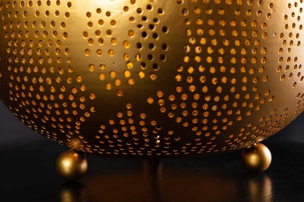Designová stojanová lampa Uwizeye 52 cm zlatá