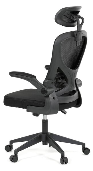 Ergonomická kancelářská židle ALEXANDRE - černá síťovina