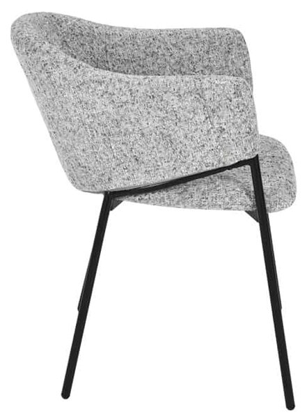 Designová židle Nikolai šedá