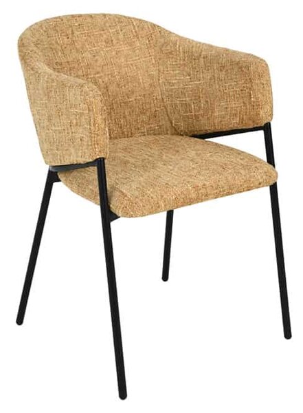Designová židle Nikolai hořčicová