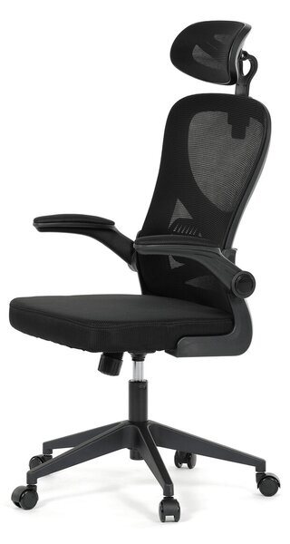 Ergonomická kancelářská židle ALEXANDRE - černá síťovina