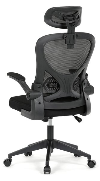 Ergonomická kancelářská židle ALEXANDRE - černá síťovina