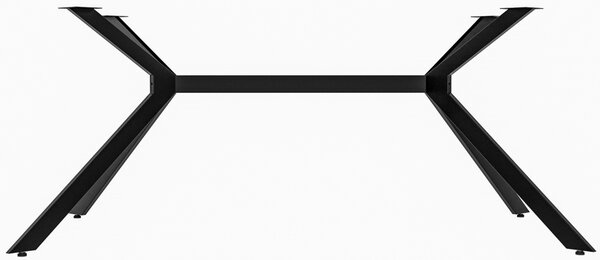 Stolové nohy 323439 Cascada M - 155x93x72 cm, kov, industrial černá