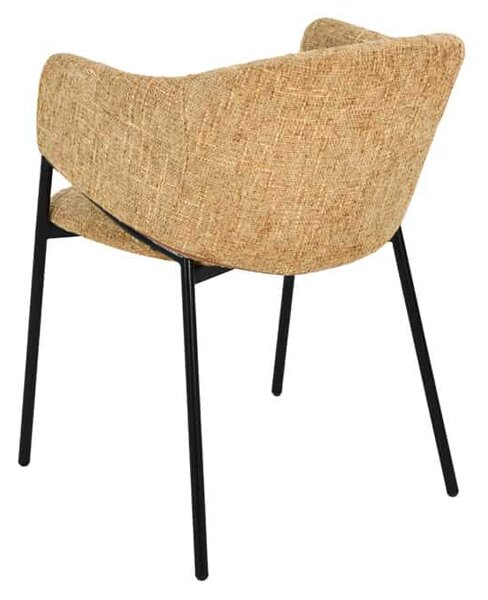Designová židle Nikolai hořčicová