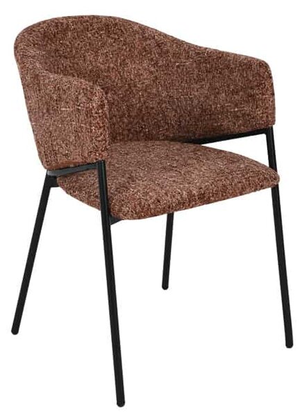 Designová židle Nikolai hnědá