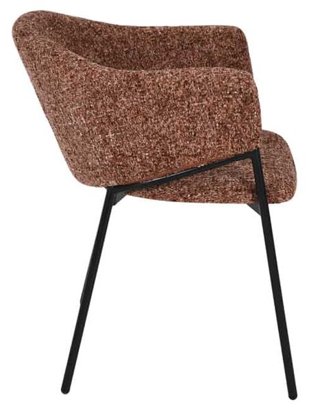 Designová židle Nikolai hnědá