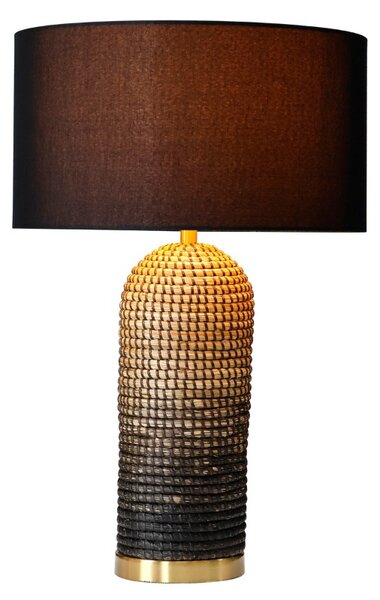 Designová stolní lampa Saretha 61 cm černá