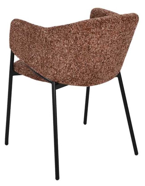 Designová židle Nikolai hnědá