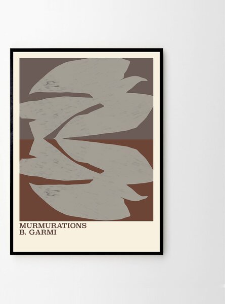 The Poster Club Autorský plakát Murmurations Brown by By Garmi - 50 x 70 cm TPC130