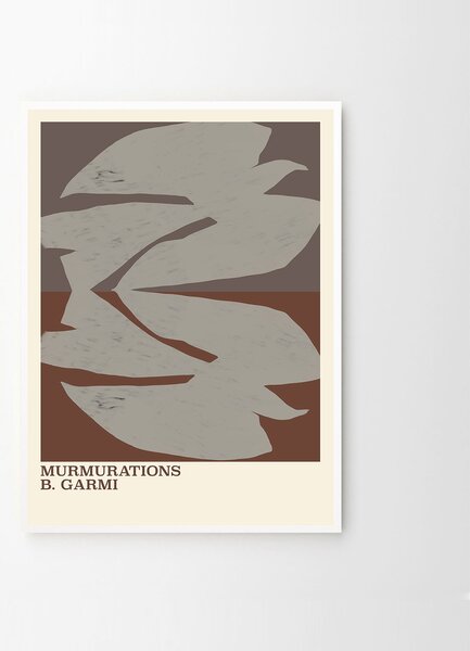 The Poster Club Autorský plakát Murmurations Brown by By Garmi - 50 x 70 cm TPC130