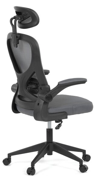 Ergonomická kancelářská židle ALEXANDRE - šedá síťovina