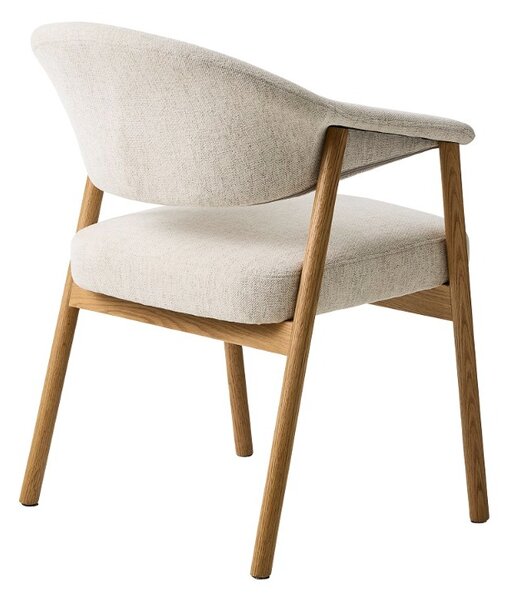Designová jídelní židle Jacqueline přírodní dub