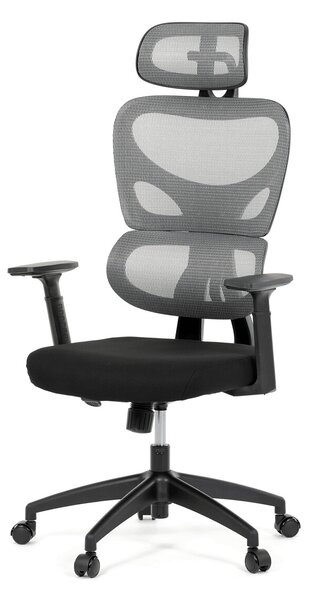 Ergonomická kancelářská židle LEXON - šedá síťovina