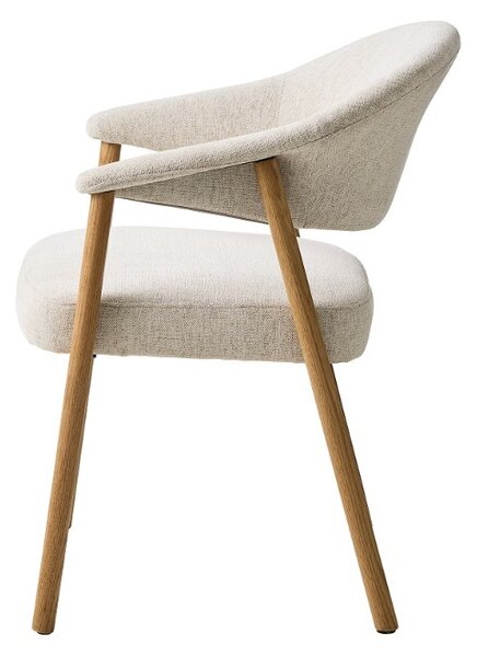 Designová jídelní židle Jacqueline přírodní dub