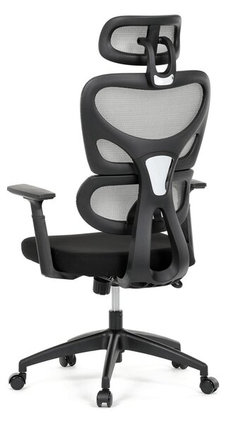 Ergonomická kancelářská židle LEXON - šedá síťovina