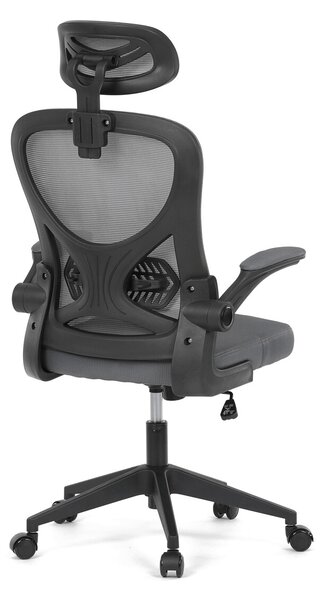 Ergonomická kancelářská židle ALEXANDRE - šedá síťovina