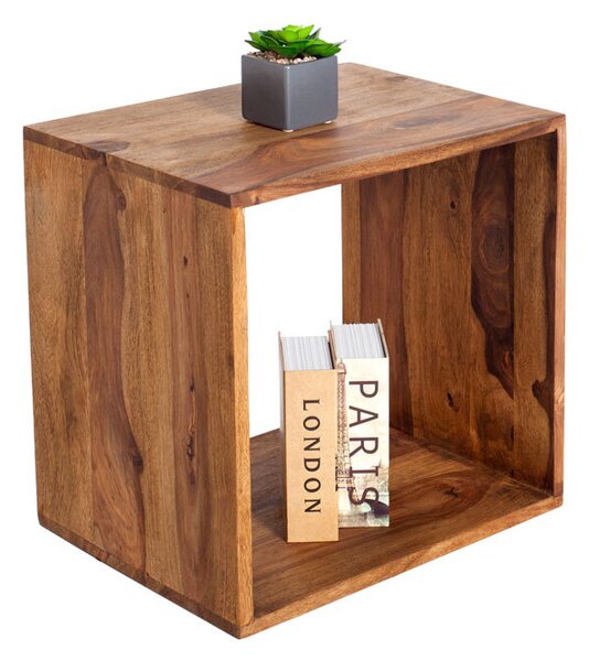 Designový set 2 odkládacích stolků Timber 45 cm Sheesham