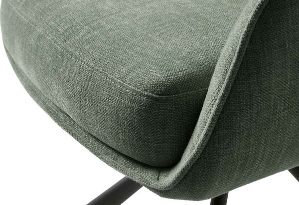 Designová otočná židle Ralayna lesnická zelená
